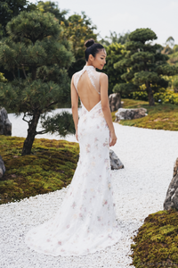 Bridal Cheongsam | Couture Lace Modern Cheongsam Bridal Dress (#ZARIA) - Dream Dresses by P.M.N.