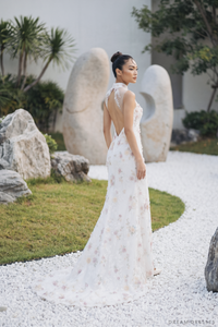 Bridal Cheongsam | Couture Lace Modern Cheongsam Bridal Dress (#ZARIA) - Dream Dresses by P.M.N.
