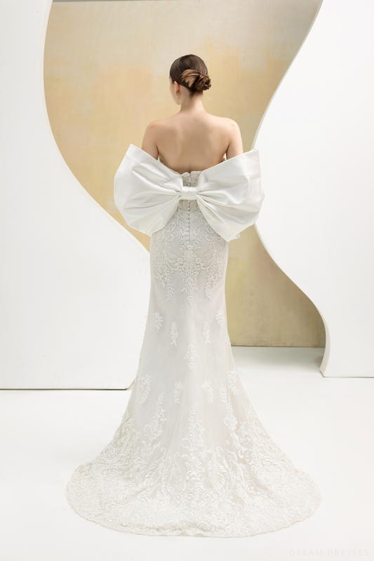 Large Detachable Bow for Wedding Dress(#ELLA) - Dream Dresses by P.M.N.