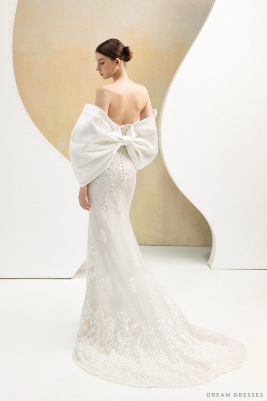 Large Detachable Bow for Wedding Dress(#ELLA) - Dream Dresses by P.M.N.