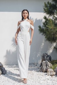 Vietnamese Ao Dai Inspired Jumpsuit (#MY)