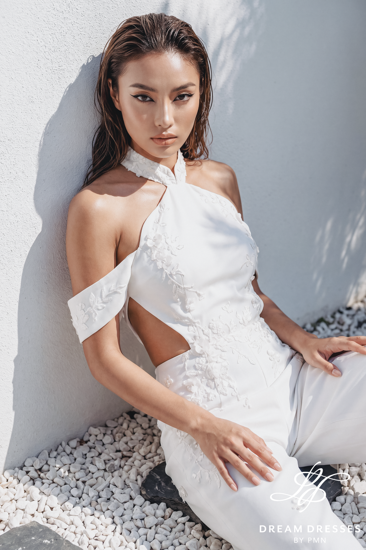 Vietnamese Ao Dai Inspired Jumpsuit (#MY)