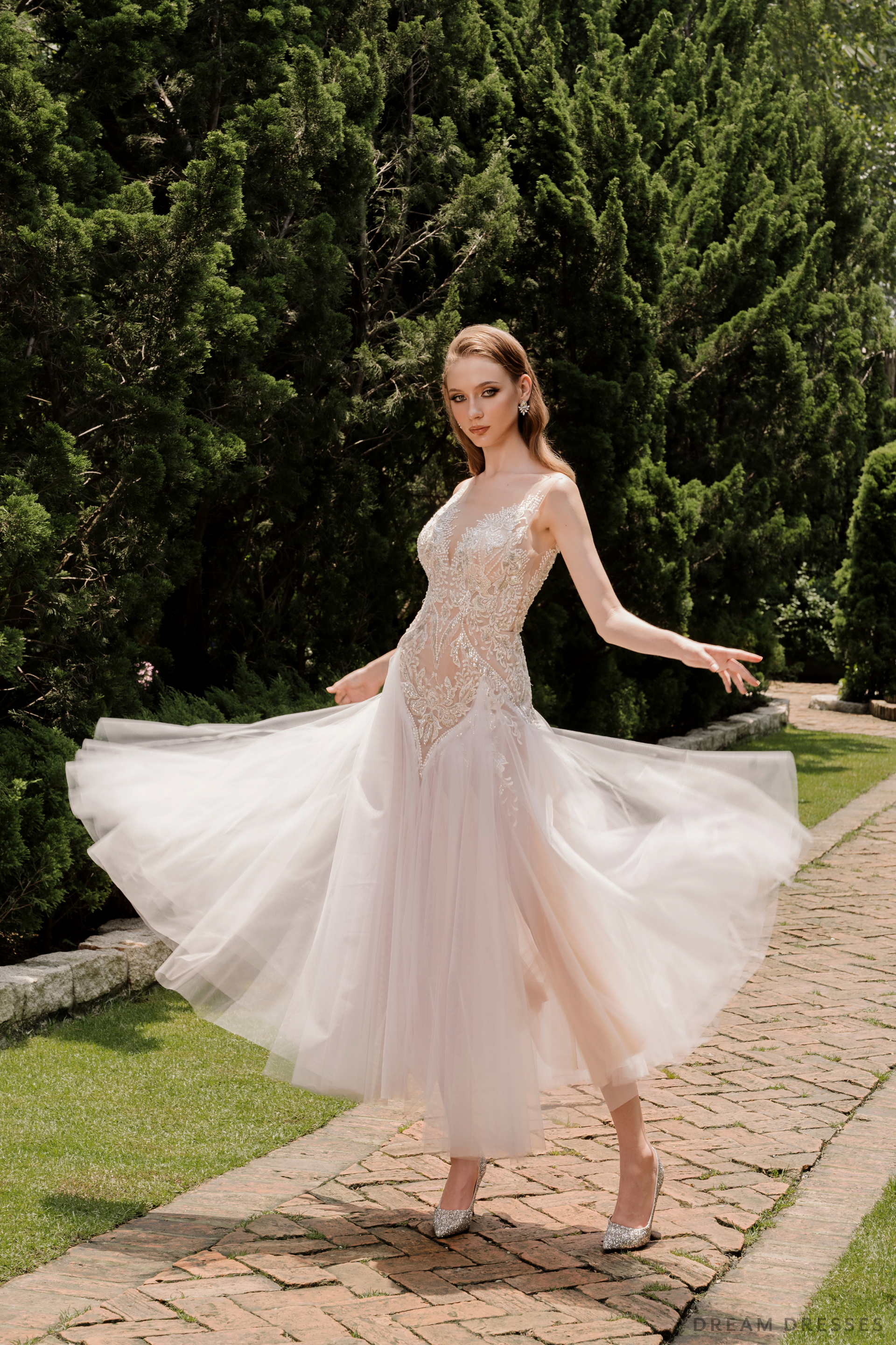 Tea-Length Bridal Dress Mirabella
