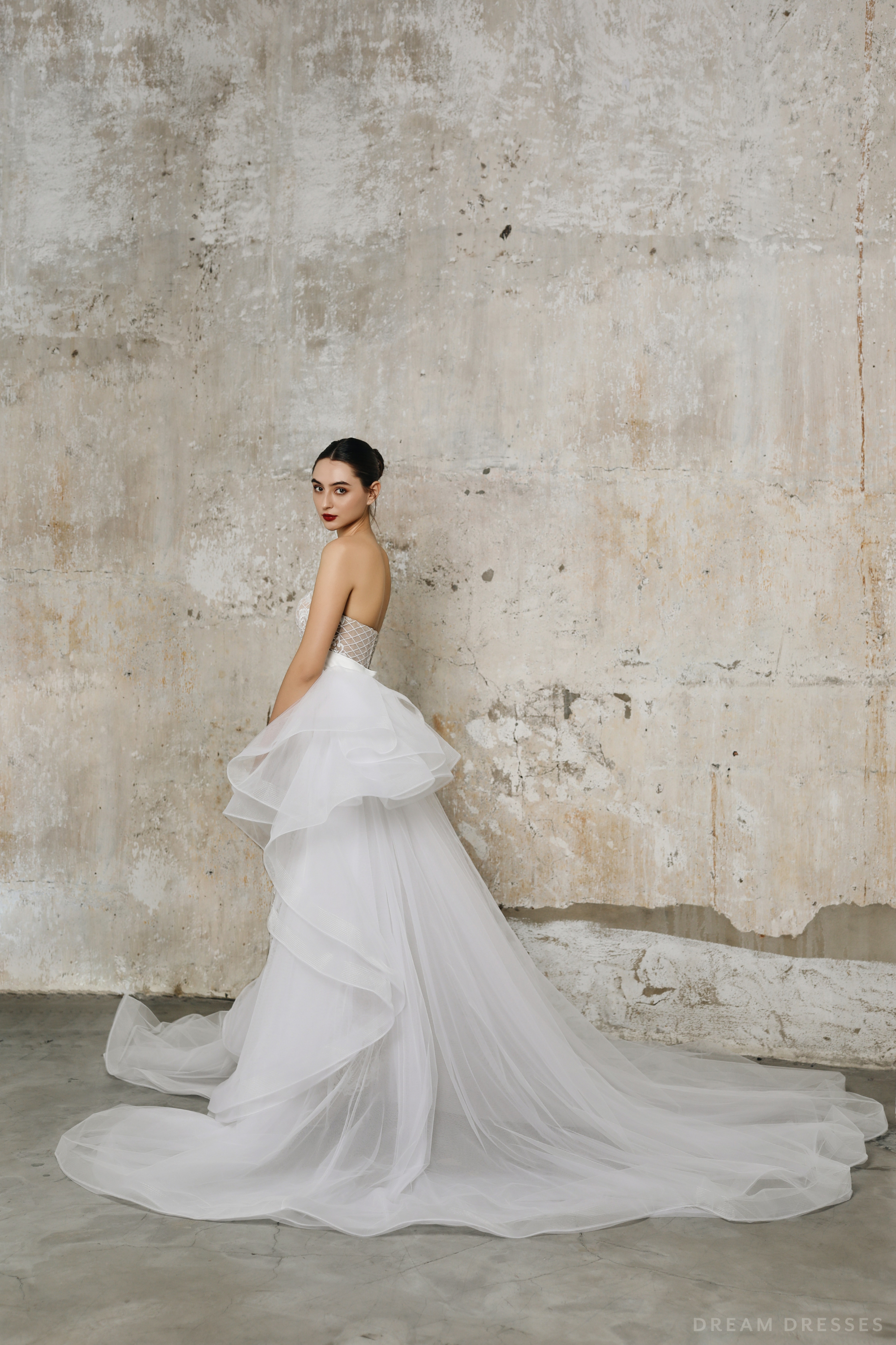 Removable Tiered Overskirt (#AMBERLEE) - Dream Dresses by P.M.N.