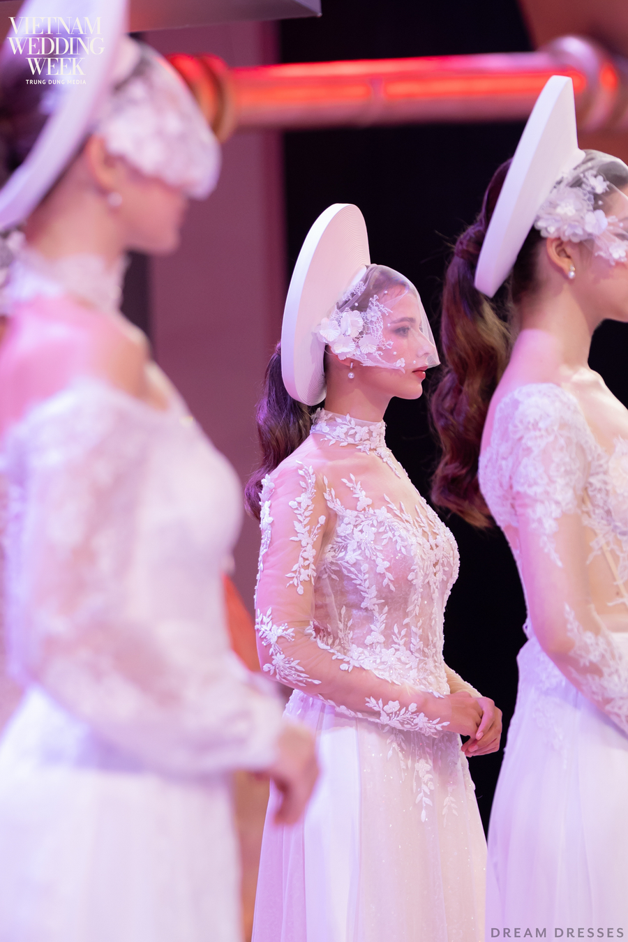 White Bridal Ao Dai | Vietnamese Modern Bridal Dress (#MAJORI) - Dream Dresses by P.M.N.