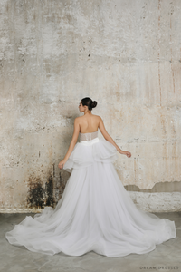 Removable Tiered Overskirt (#AMBERLEE) - Dream Dresses by P.M.N.