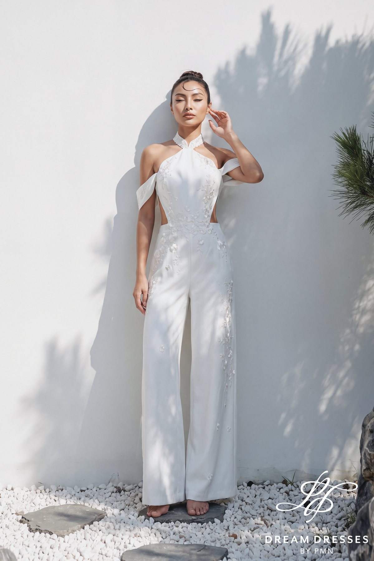 Vietnamese Ao Dai Inspired Jumpsuit (#MY)