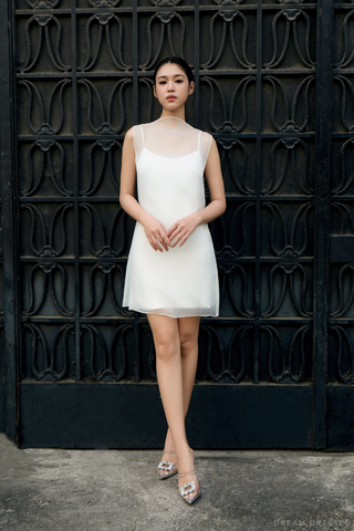 Organza Rehearsal Dinner Dress (#ZAHRA)