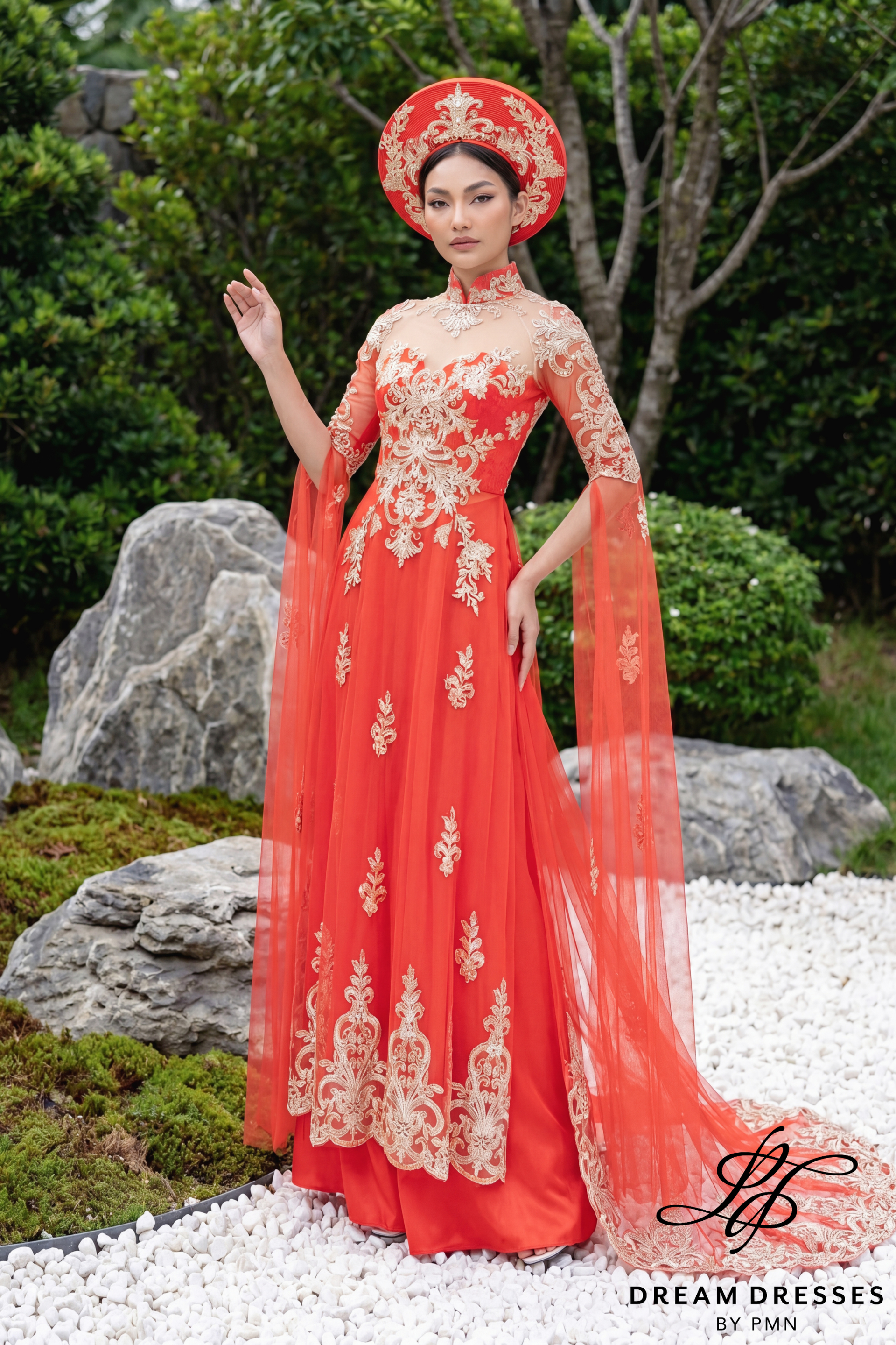 Ao Dai Hat | Vietnamese Bridal Hat (#LIN)