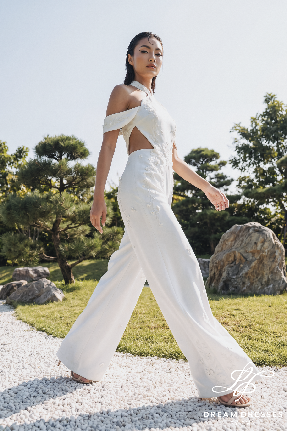 Vietnamese Ao Dai Inspired Jumpsuit (#MY)