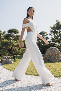 Vietnamese Ao Dai Inspired Jumpsuit (#MY)