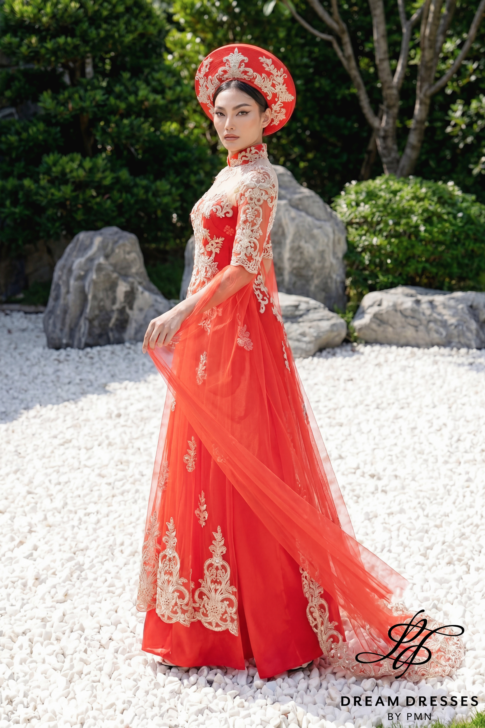 Ao Dai Hat | Vietnamese Bridal Hat (#LIN)