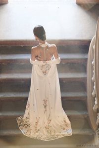Cheongsam-Inspired Ao Dai | Vietnamese Bridal Dress (#LIEU) - Dream Dresses by P.M.N.