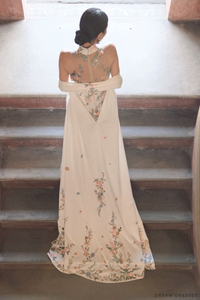 Cheongsam-Inspired Ao Dai | Vietnamese Bridal Dress (#LIEU) - Dream Dresses by P.M.N.
