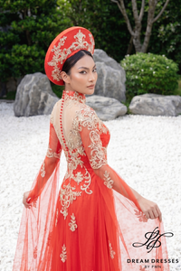 Ao Dai Hat | Vietnamese Bridal Hat (#LIN)