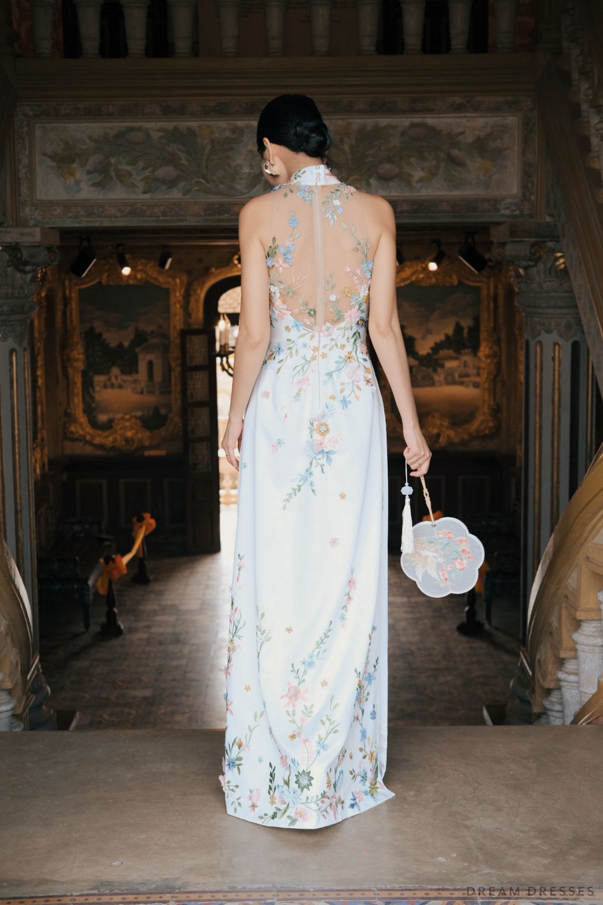 Cheongsam-Inspired Ao Dai | Vietnamese Bridal Dress (#LIEU) - Dream Dresses by P.M.N.