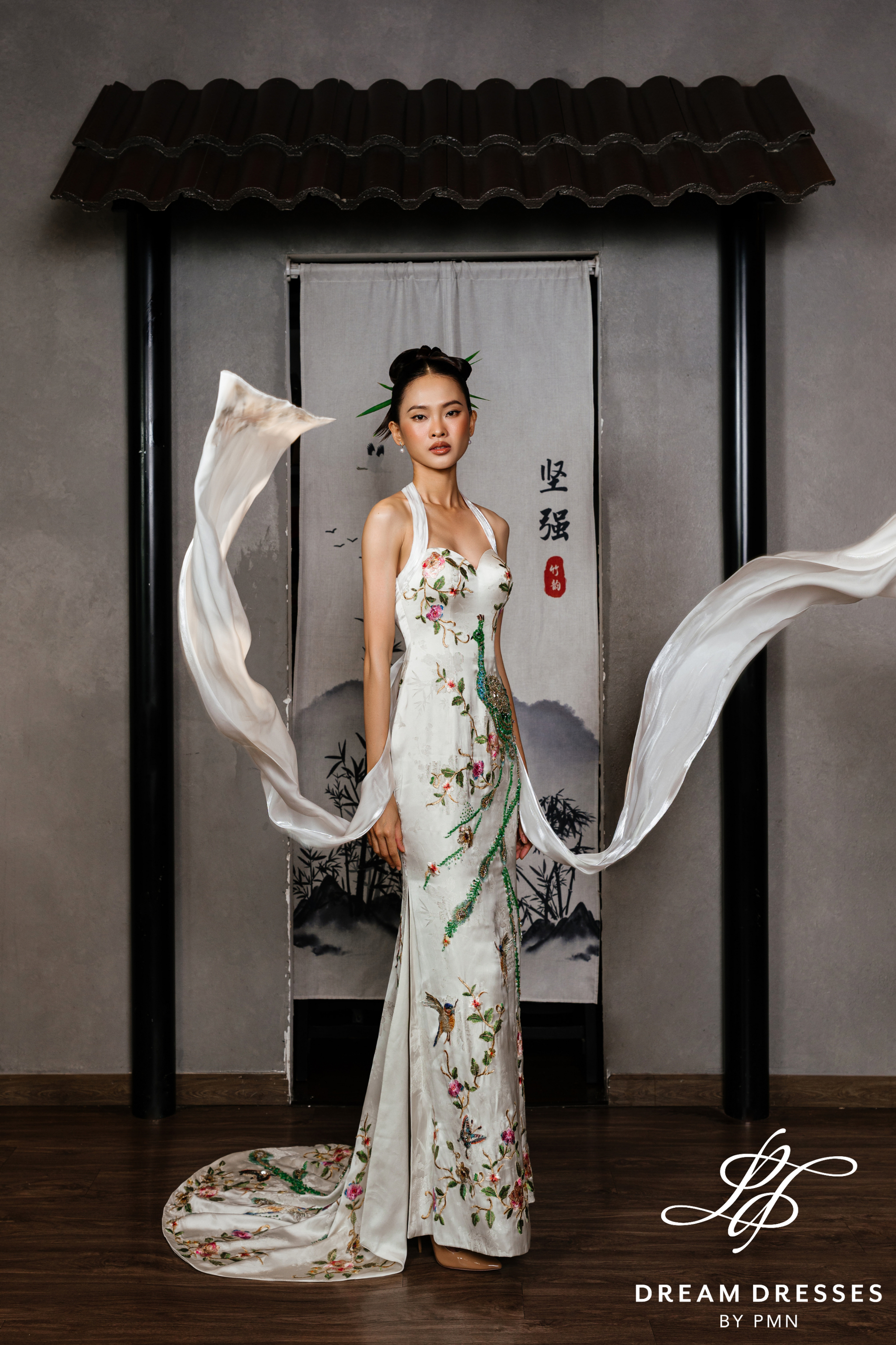 Chinese Cheongsam Wedding Dress (#ZHI)