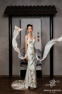 Chinese Cheongsam Wedding Dress (#ZHI)