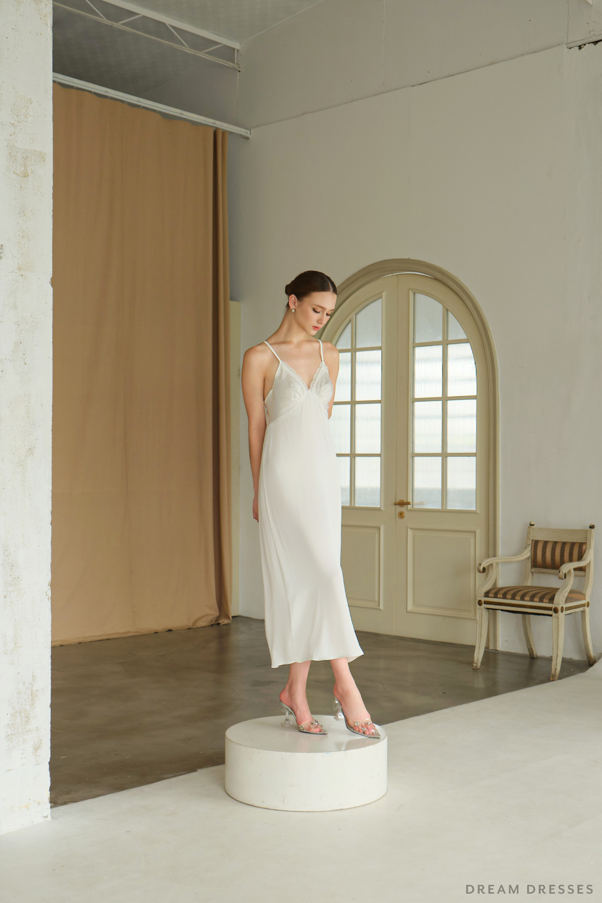 White Bridal Robe Kimono (#Celestya)