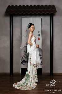 Chinese Cheongsam Wedding Dress (#ZHI)
