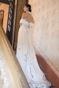Cheongsam-Inspired Ao Dai | Vietnamese Bridal Dress (#LIEU) - Dream Dresses by P.M.N.
