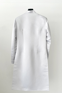 Gray and Blue Groom Ao Dai Jacket | Hand-Painted Dragon Vietnamese Ao Dai (#Khiem) - Dream Dresses by P.M.N.