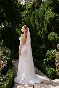 Spaghetti Strap Mermaid Wedding Dress (#AMANDA) - Dream Dresses by P.M.N.