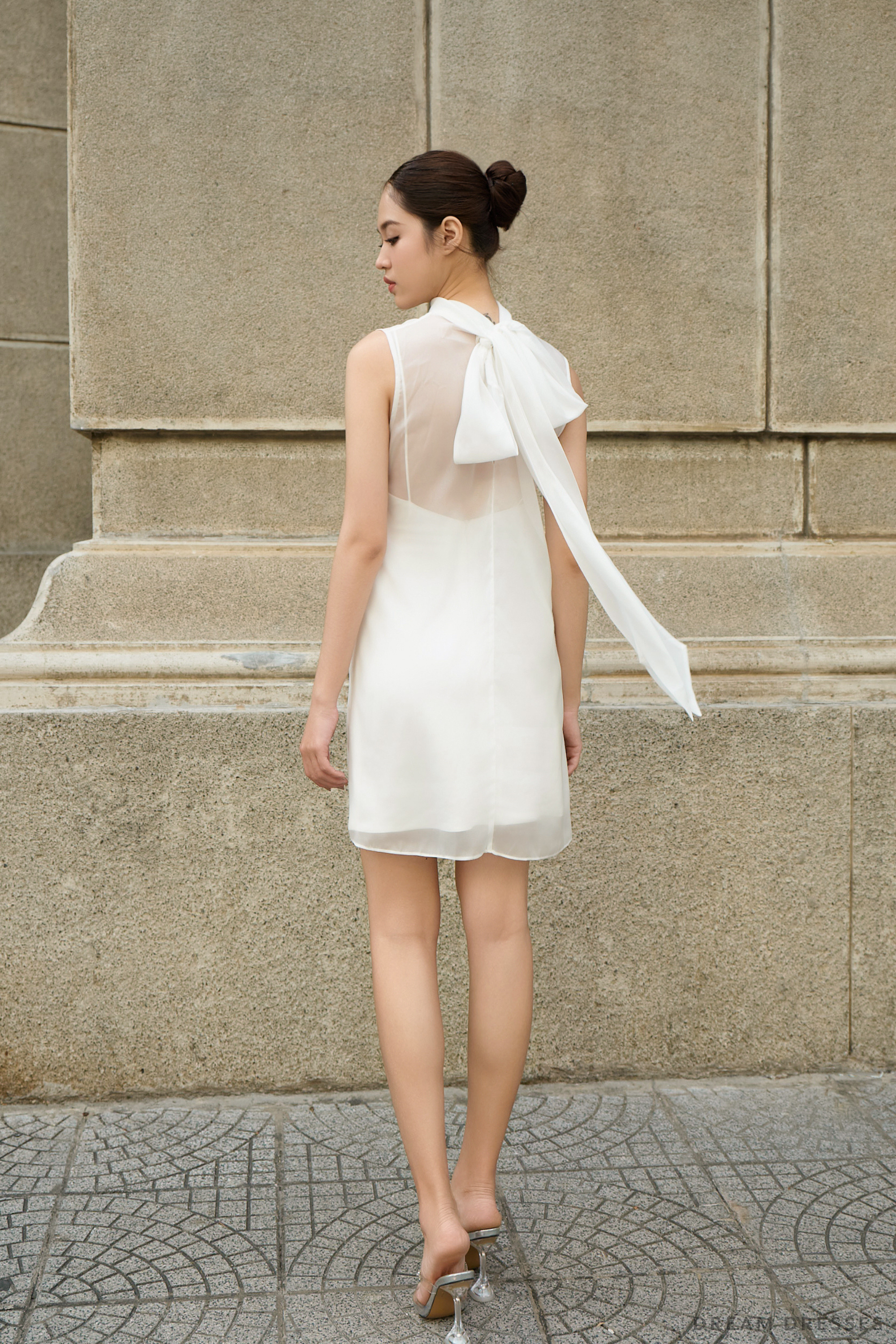Organza Rehearsal Dinner Dress (#AMORA)