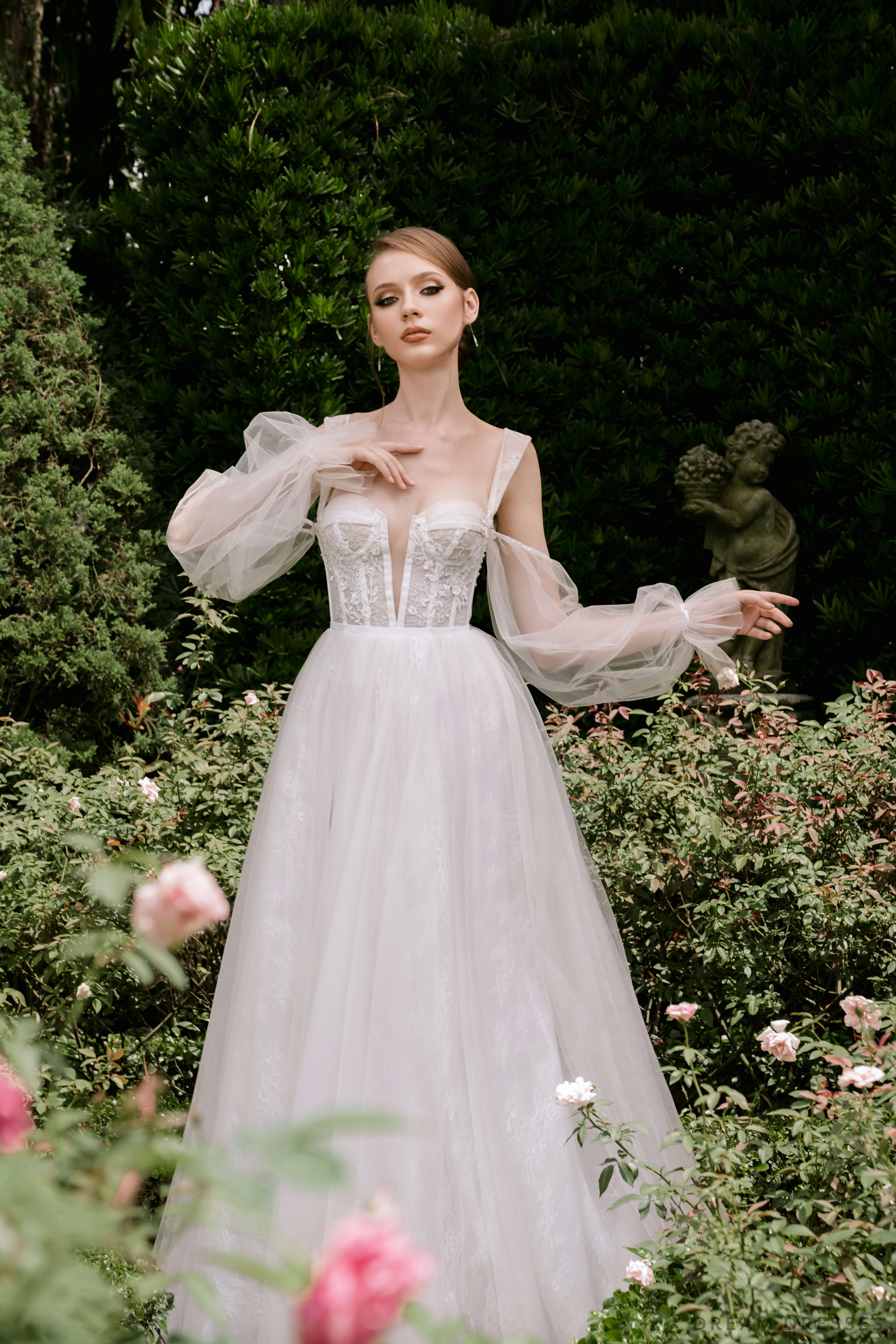 Michella Off-the-Shoulder Ball Gown Wedding Dress | Dream Dresses Michella Off-the-Shoulder Ball Gown Wedding Dress | Dream Dresses