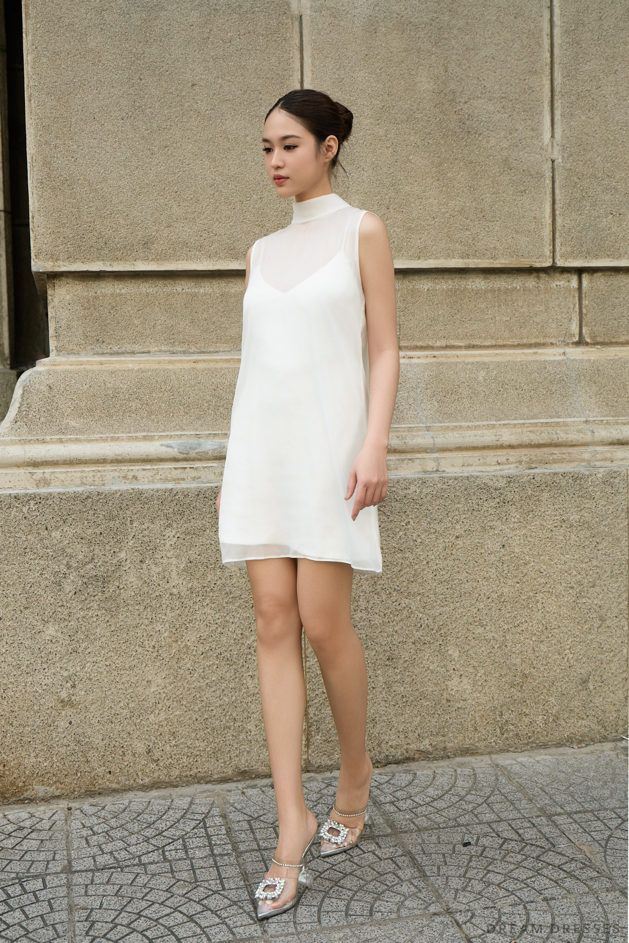 Organza Rehearsal Dinner Dress (#AMORA)