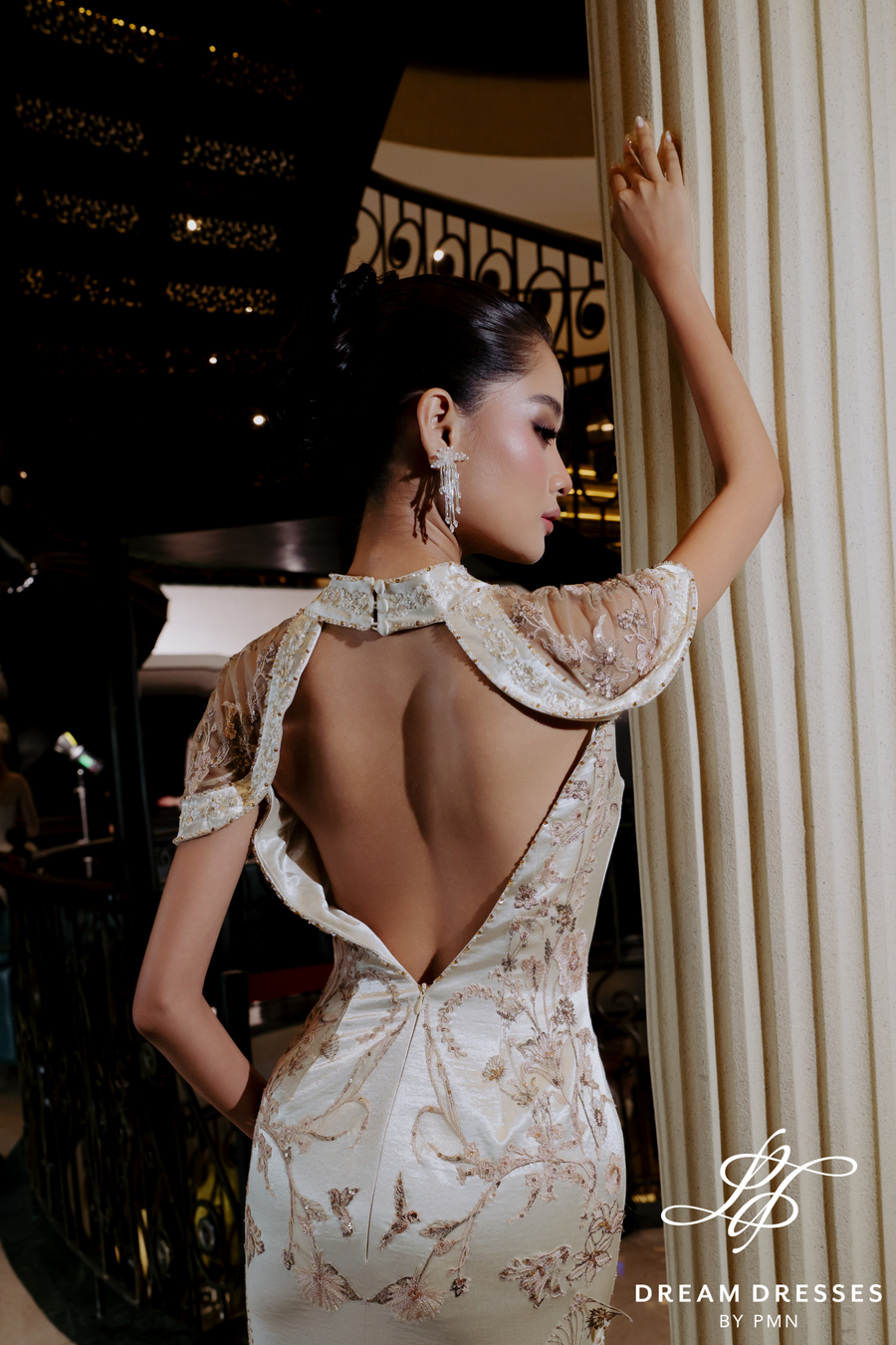 Modern Cheongsam Bridal Gown (#YUN) - Dream Dresses by P.M.N.
