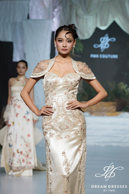 Modern Cheongsam Bridal Gown (#YUN) - Dream Dresses by P.M.N.