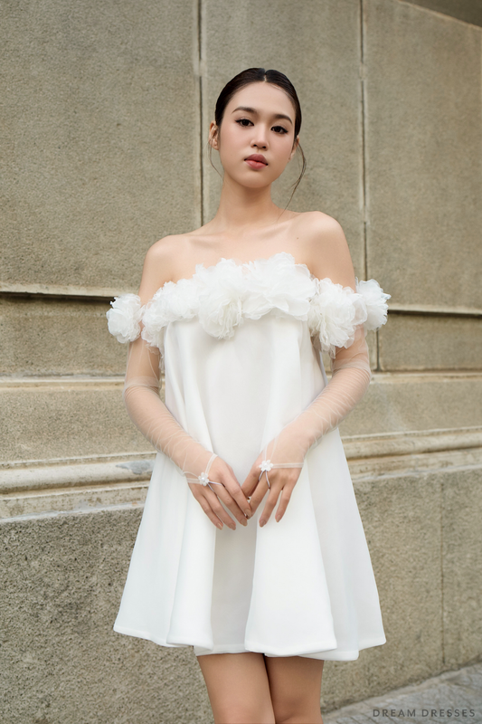 Strapless Bridal Shower Dress (#BONNIE) - Dream Dresses by P.M.N.