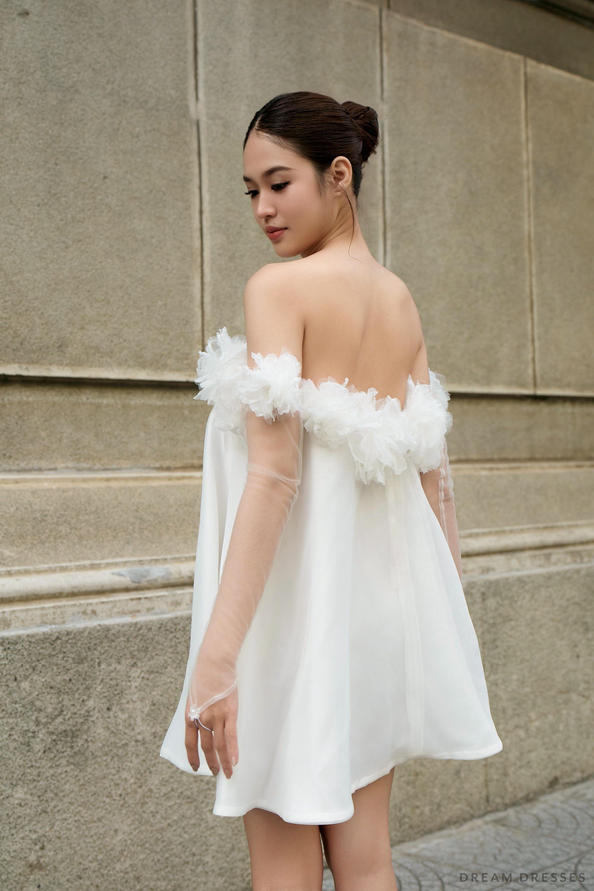 Strapless Bridal Shower Dress (#BONNIE)