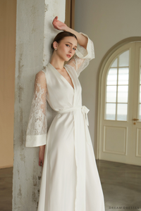 Couture Bridal Robe Kimono (#Orilya) - Dream Dresses by P.M.N.