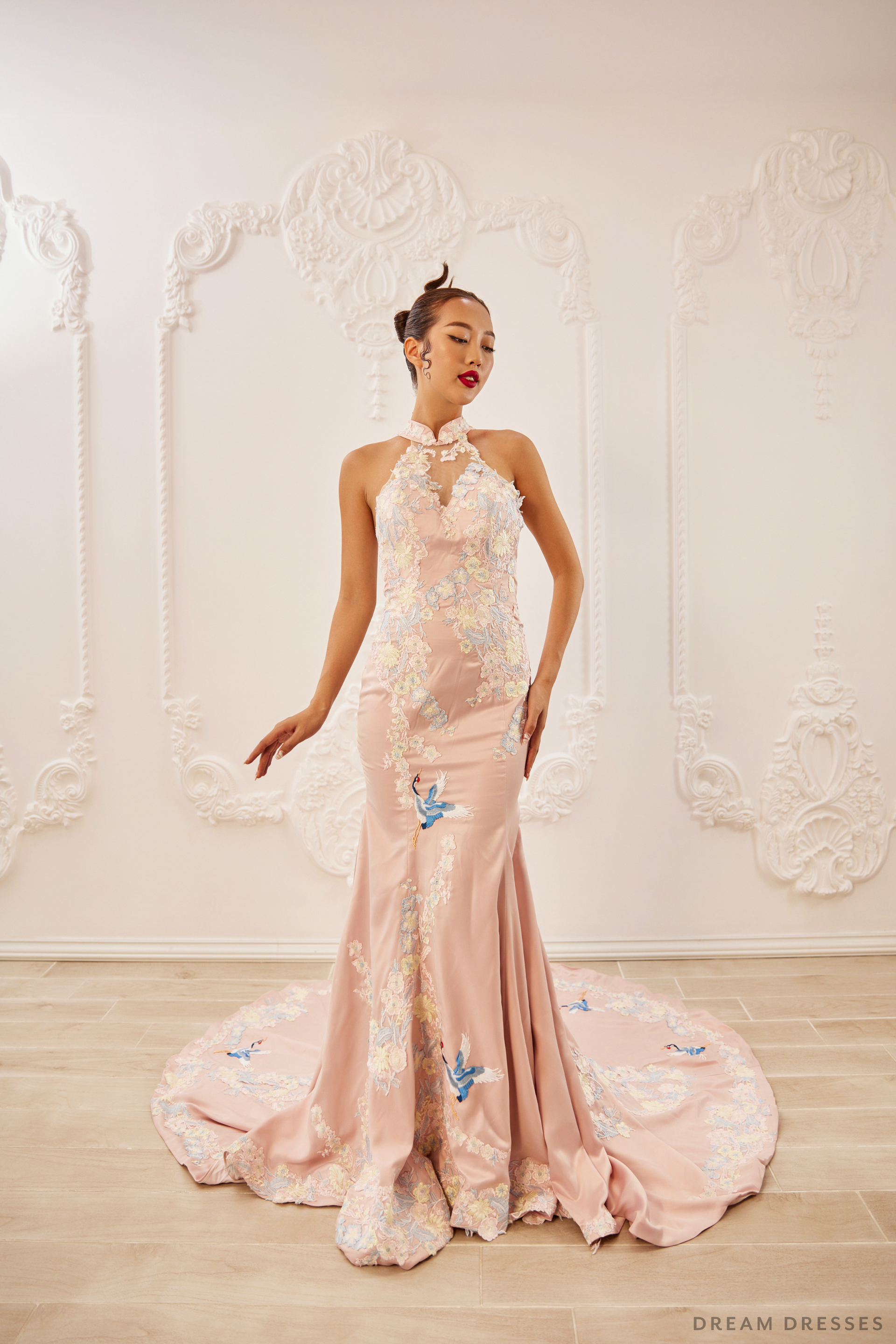 cheongsam long dress modern Chinese Qipao dress, modern Qipao dress, Modern Cheongsam dress   Beth&Brian Qipao