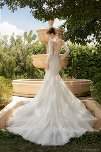 Fit and Flare Wedding Dress (#LIZA) - Dream Dresses by P.M.N.