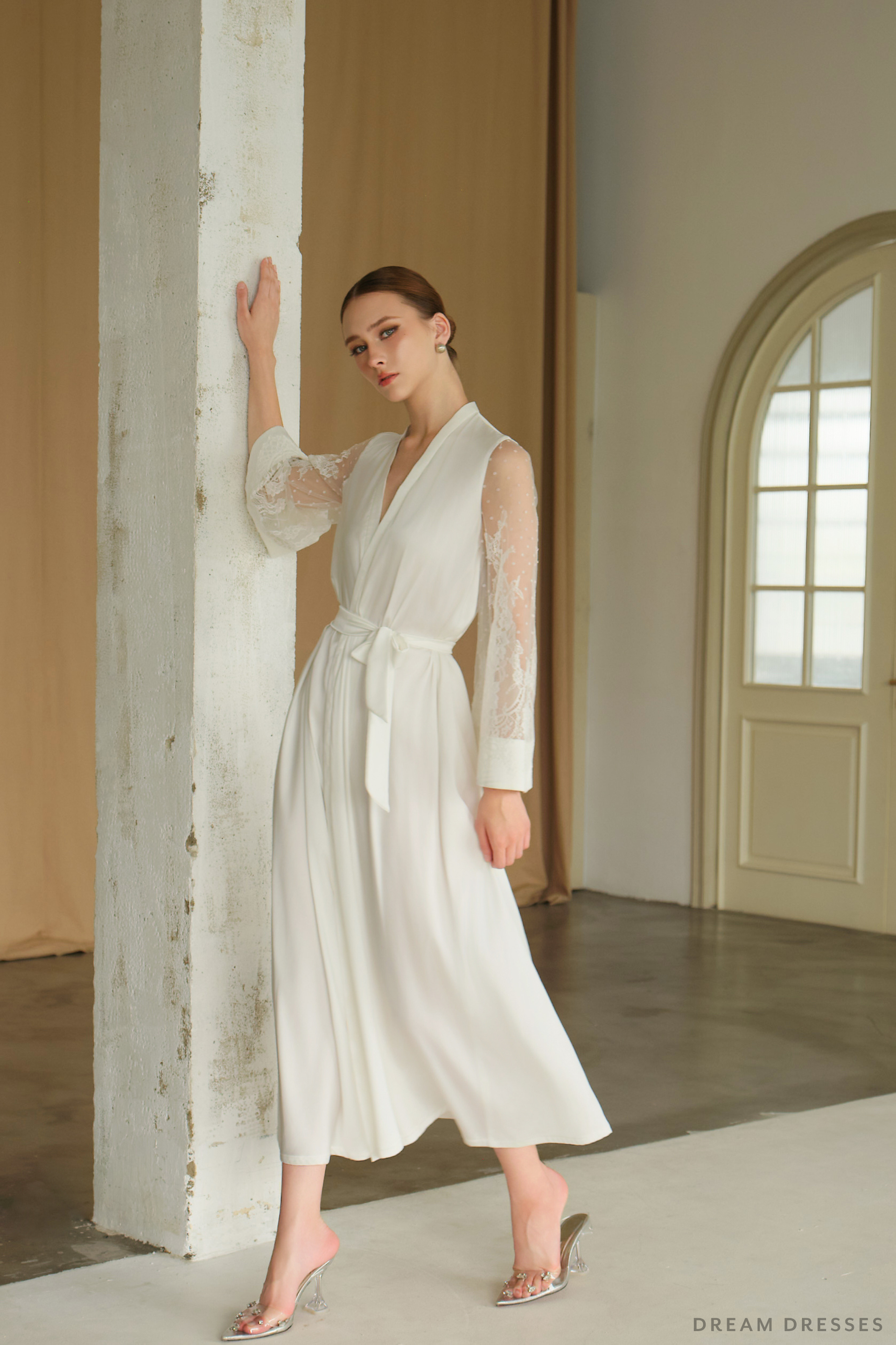 Couture Bridal Robe Kimono (#Orilya) - Dream Dresses by P.M.N.