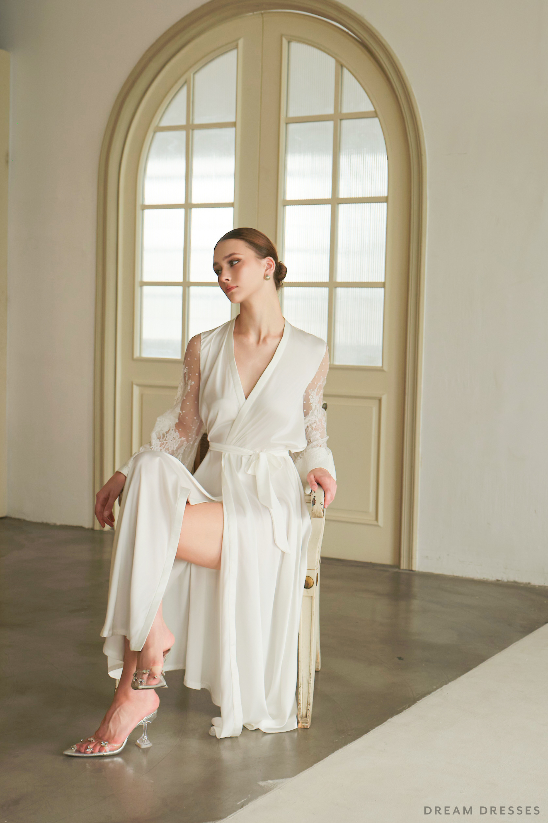Couture Bridal Robe Kimono (#Orilya) - Dream Dresses by P.M.N.