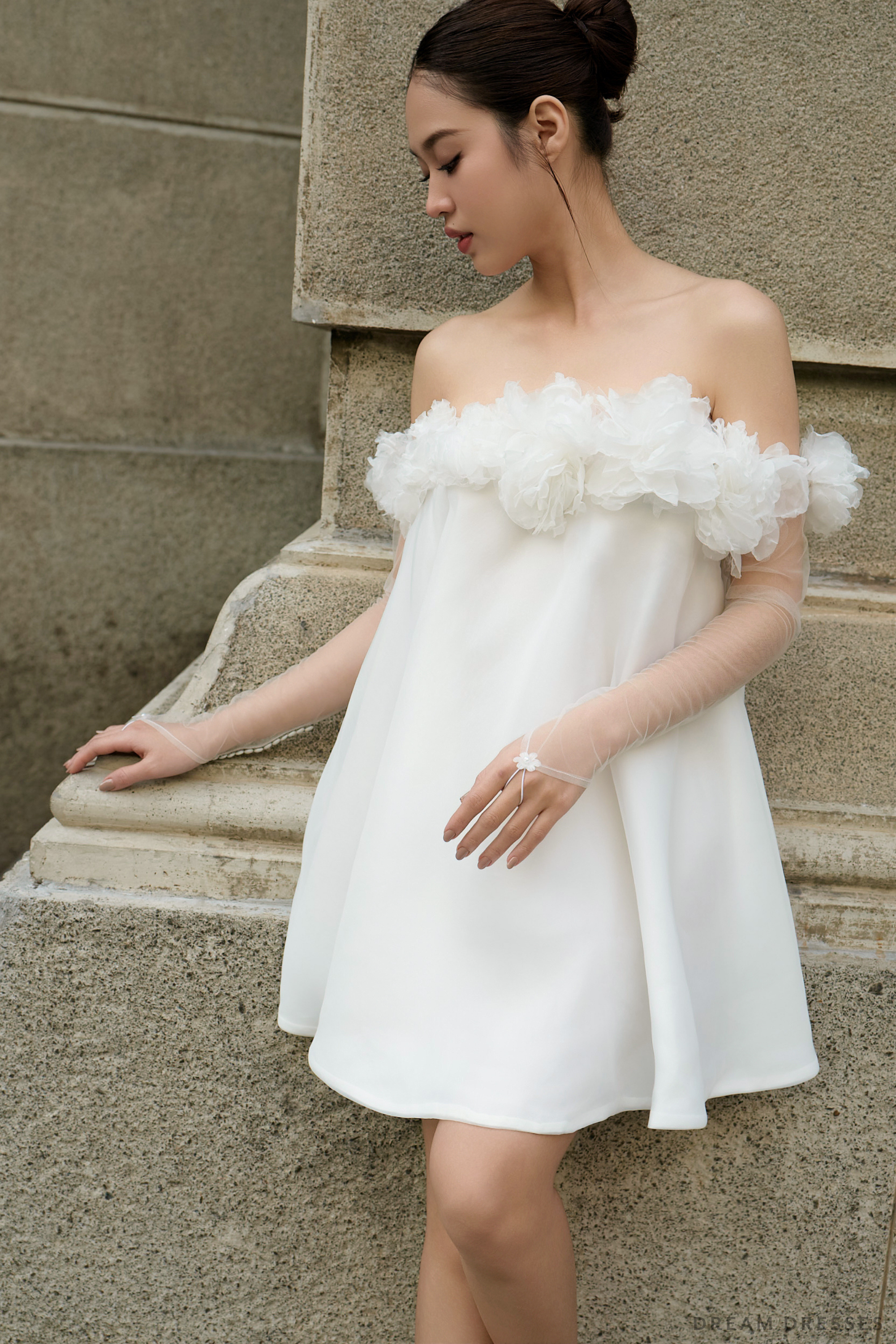 Strapless Bridal Shower Dress (#BONNIE)