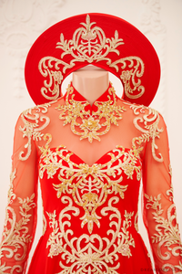 Ao Dai Hat | Vietnamese Bridal Hat (#TUEAN) - Dream Dresses by P.M.N.
