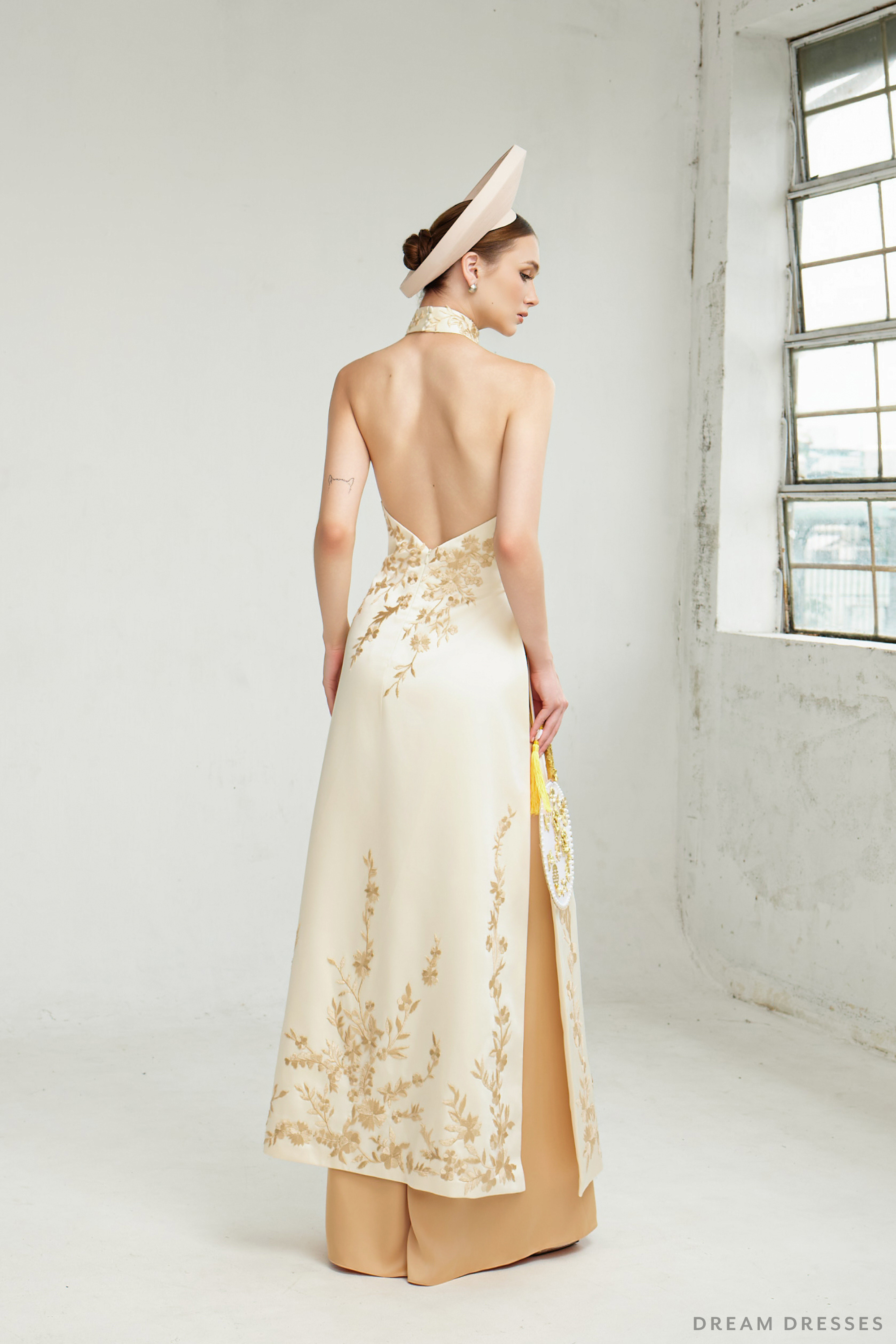 Cheongsam-Inspired Ao Dai | Vietnamese Bridal Dress (#LIS)