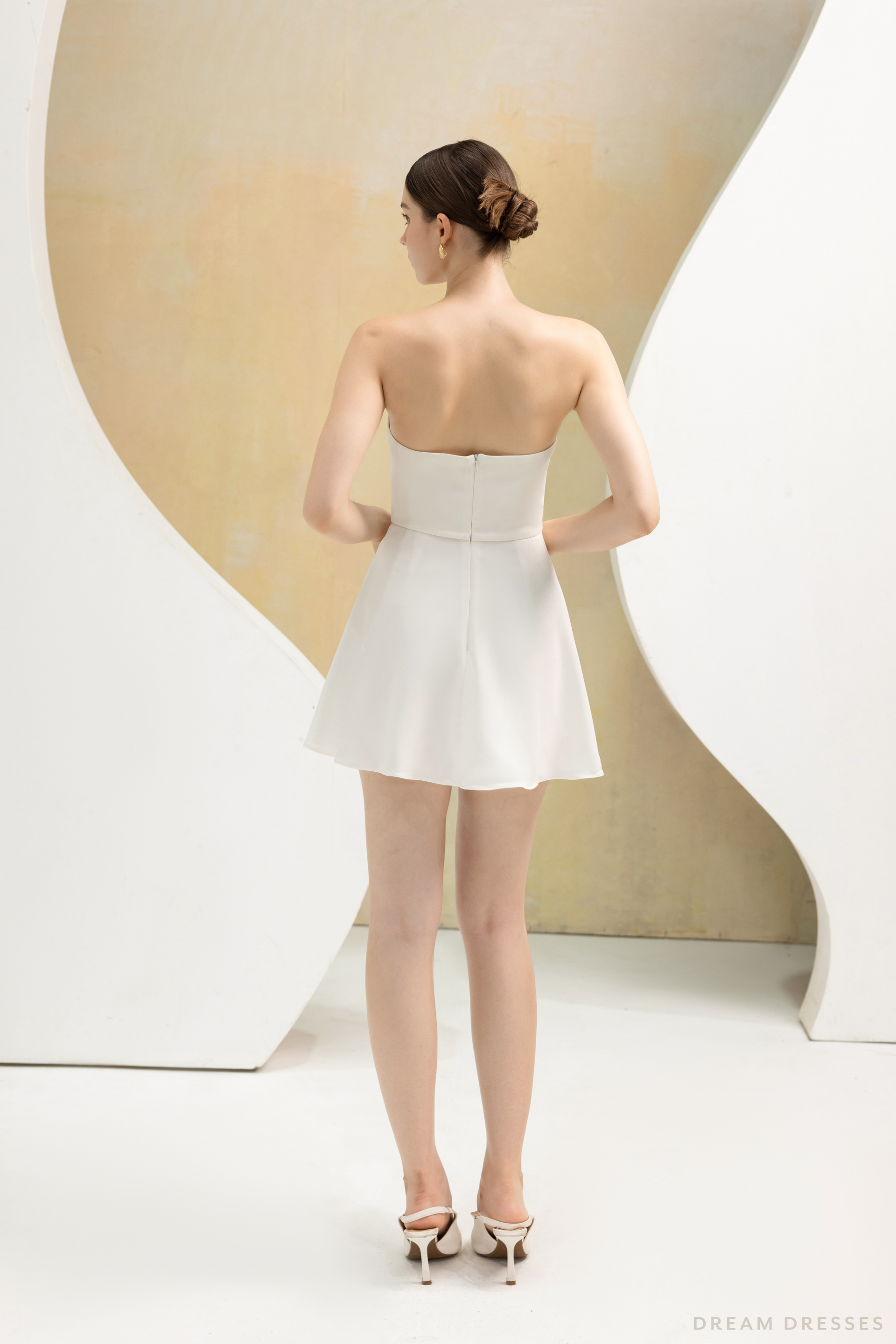 Strapless Rehearsal Dinner Dress (#ATALIA) - Dream Dresses by P.M.N.