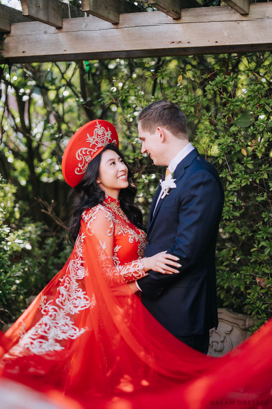 Ao Dai Hat | Vietnamese Bridal Hat (#TUEAN) - Dream Dresses by P.M.N.