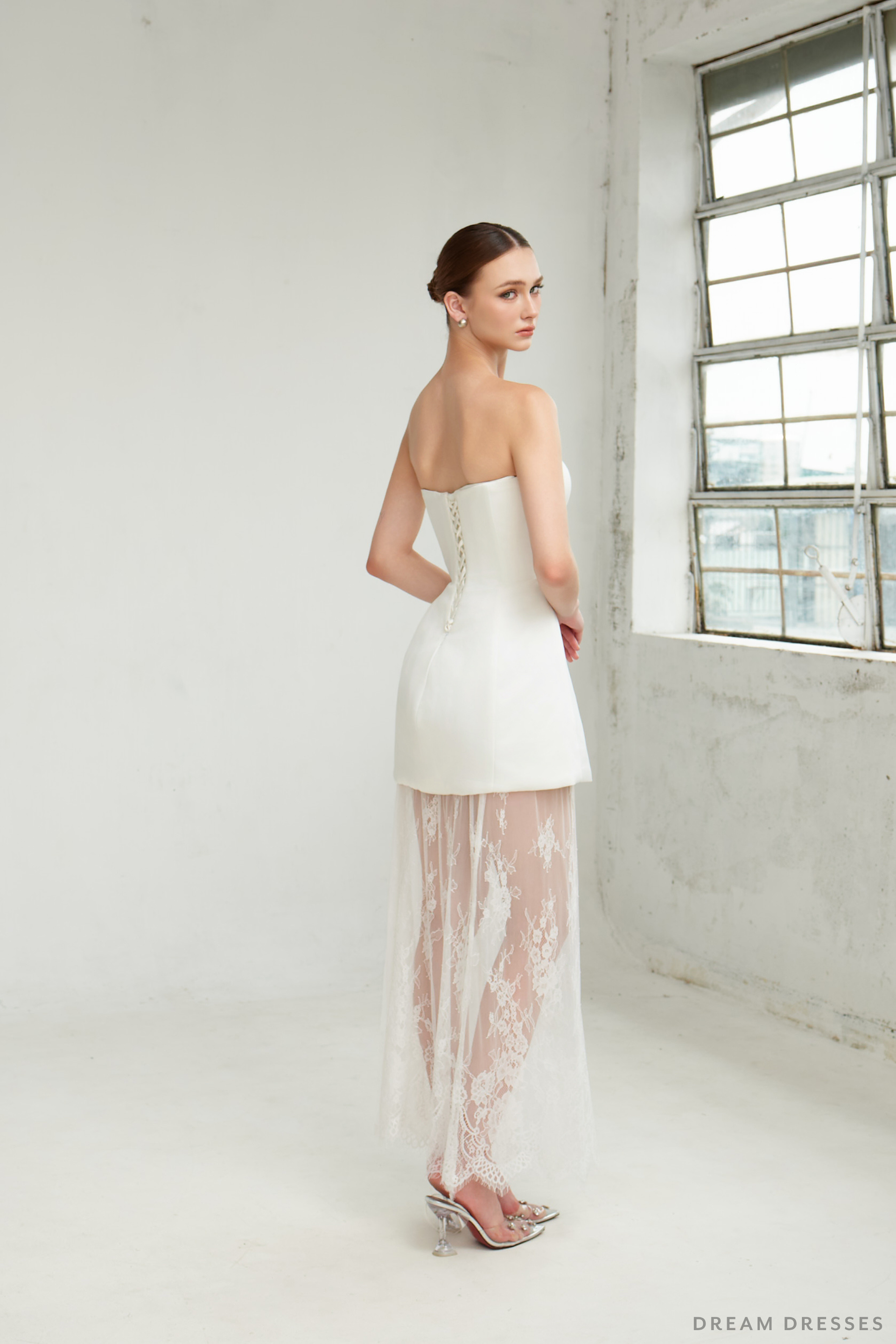 Lace Bridal Skirt (#PEONY) - Dream Dresses by P.M.N.