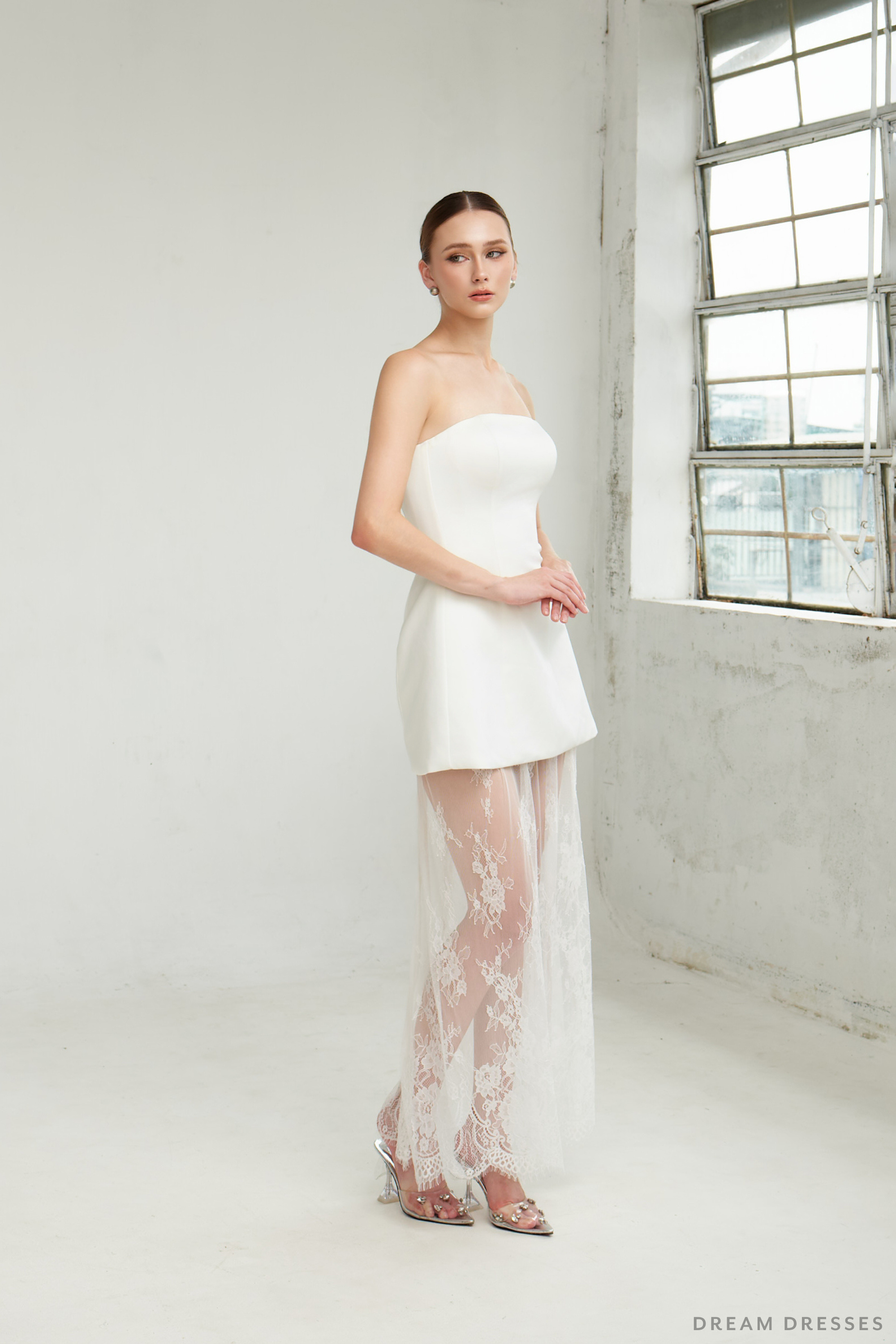 Lace Bridal Skirt (#PEONY) - Dream Dresses by P.M.N.
