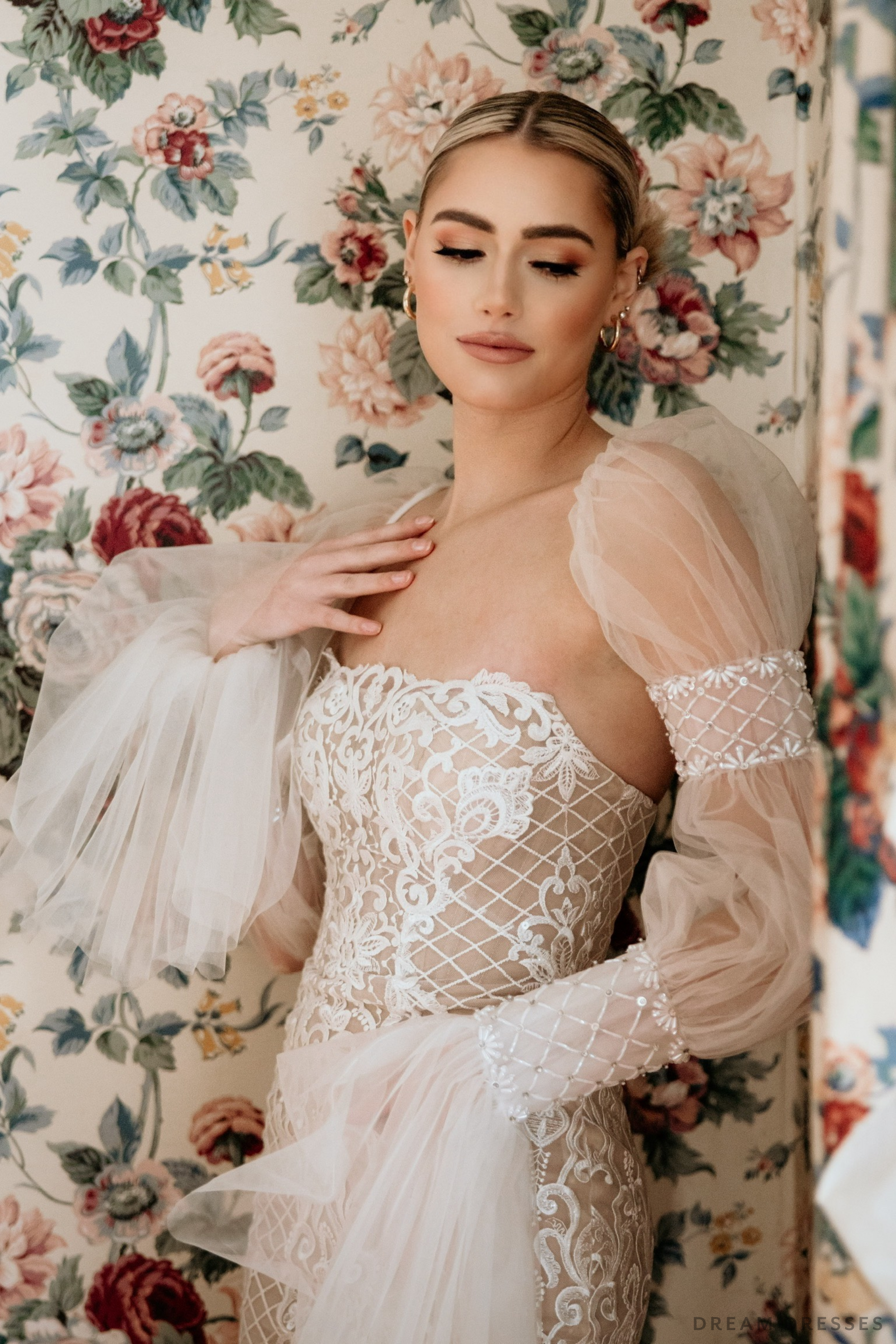 Boho Detachable Sleeves for Wedding Dress (#ADELINA) - Dream Dresses by P.M.N.