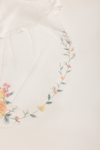 Single Tier 3D Flowers Wedding Veil (#KINSEY) - Dream Dresses by P.M.N.