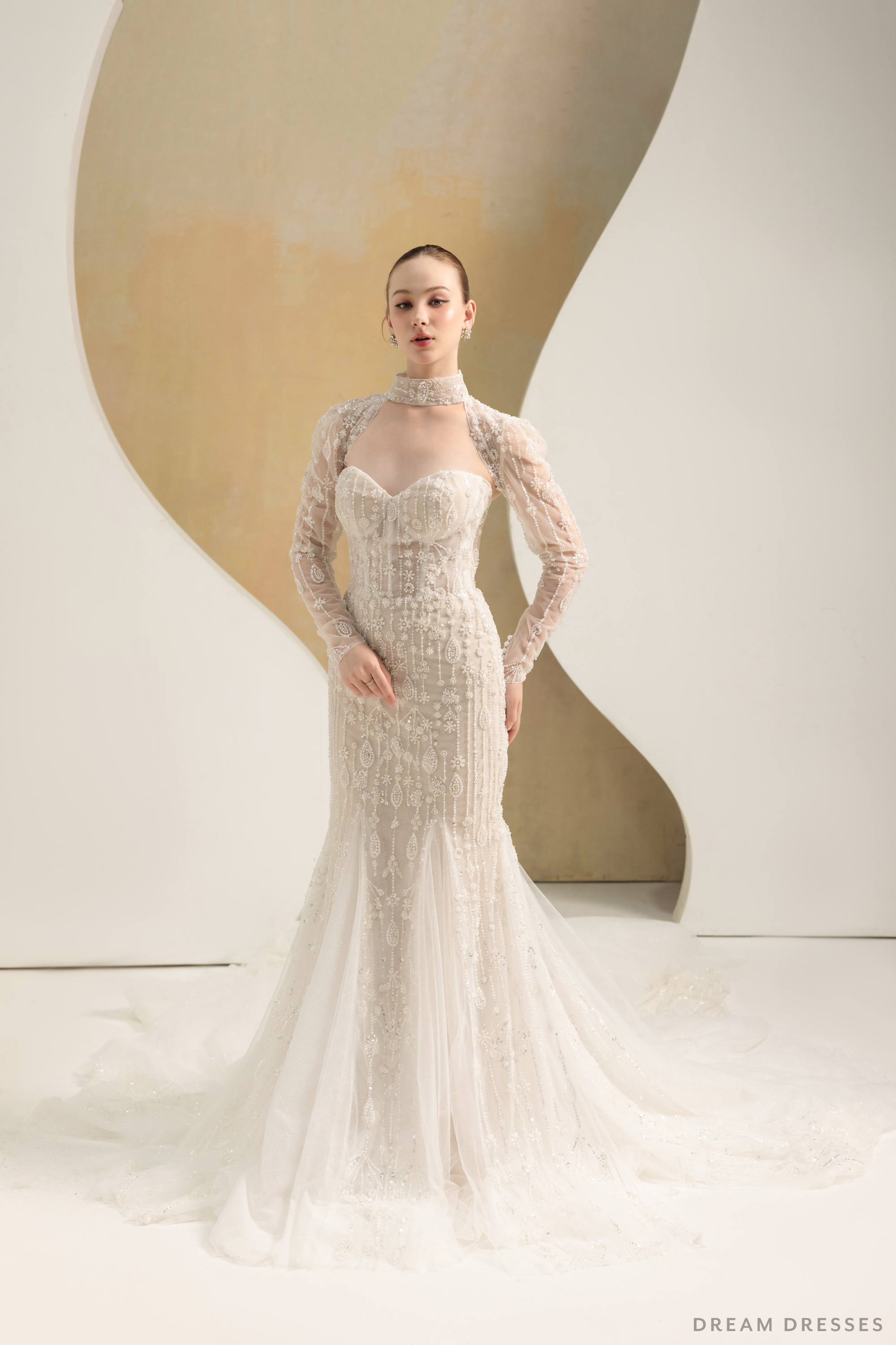 Fit and Flare Wedding Dress (#LIZA) Fit and Flare Wedding Dress (#LIZA)