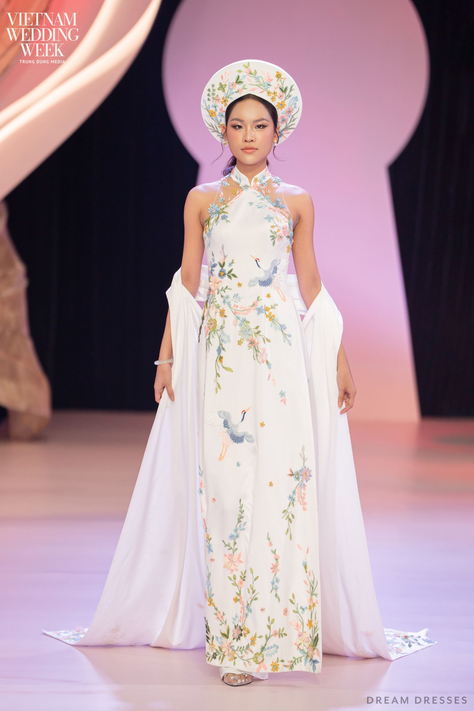 Cheongsam-Inspired Ao Dai | Vietnamese Bridal Dress (#LIEU)